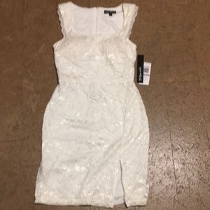 Women’s Sequin Hearts Lace Dress